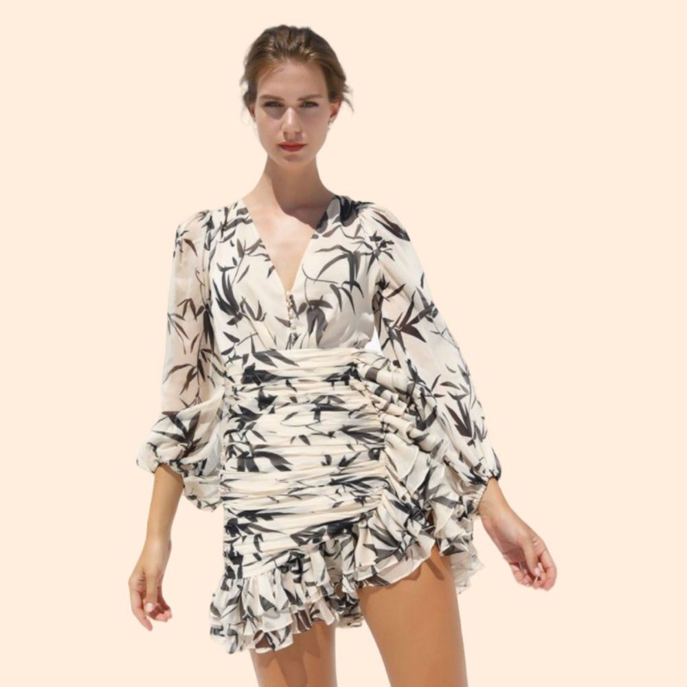NEW Shona Joy Monterey Ruched Dress